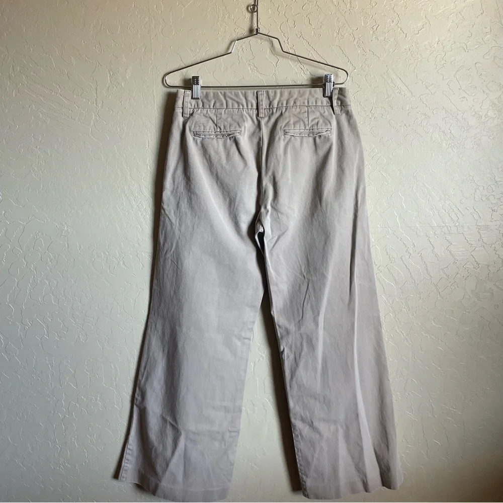 J. Crew Wide-leg denim‎ trouser In Khaki